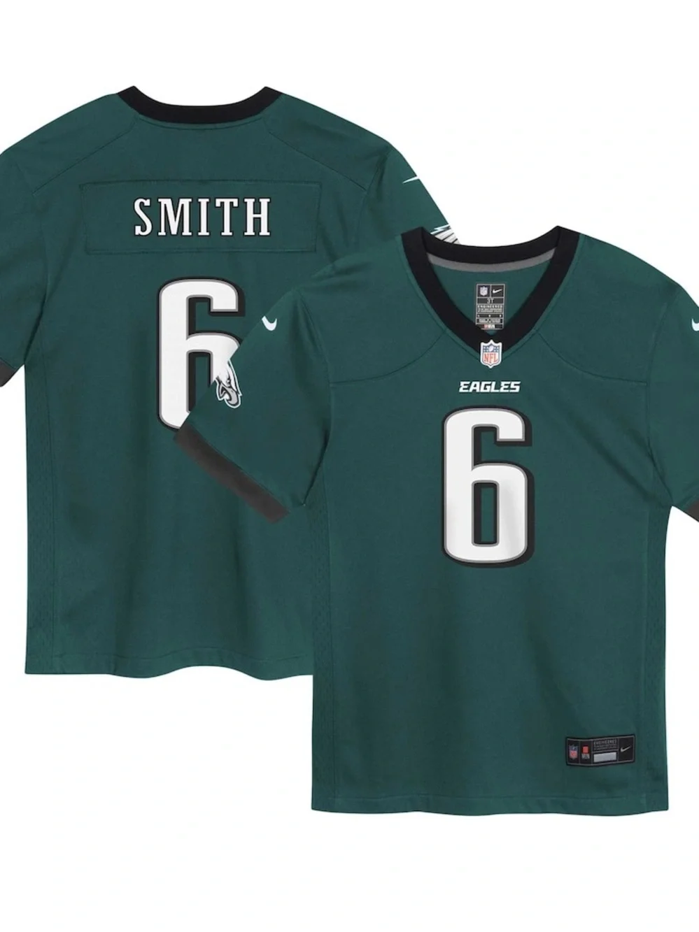 Nike Toddler Philadelphia Eagles #6 Green Football Jersey - Picture 5 of 5